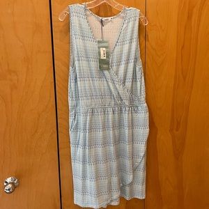 NWT Carve Designs - XL Kendall Dress in Blue/White pattern